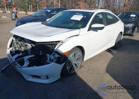 2017 Honda Civic Ex-T из США, поврежденный, VIN 19XFC1F32HE211907